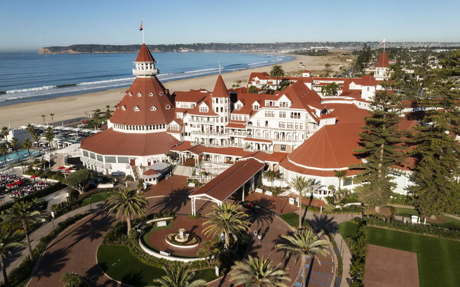 Hotel Del Coronado Aerial Photo