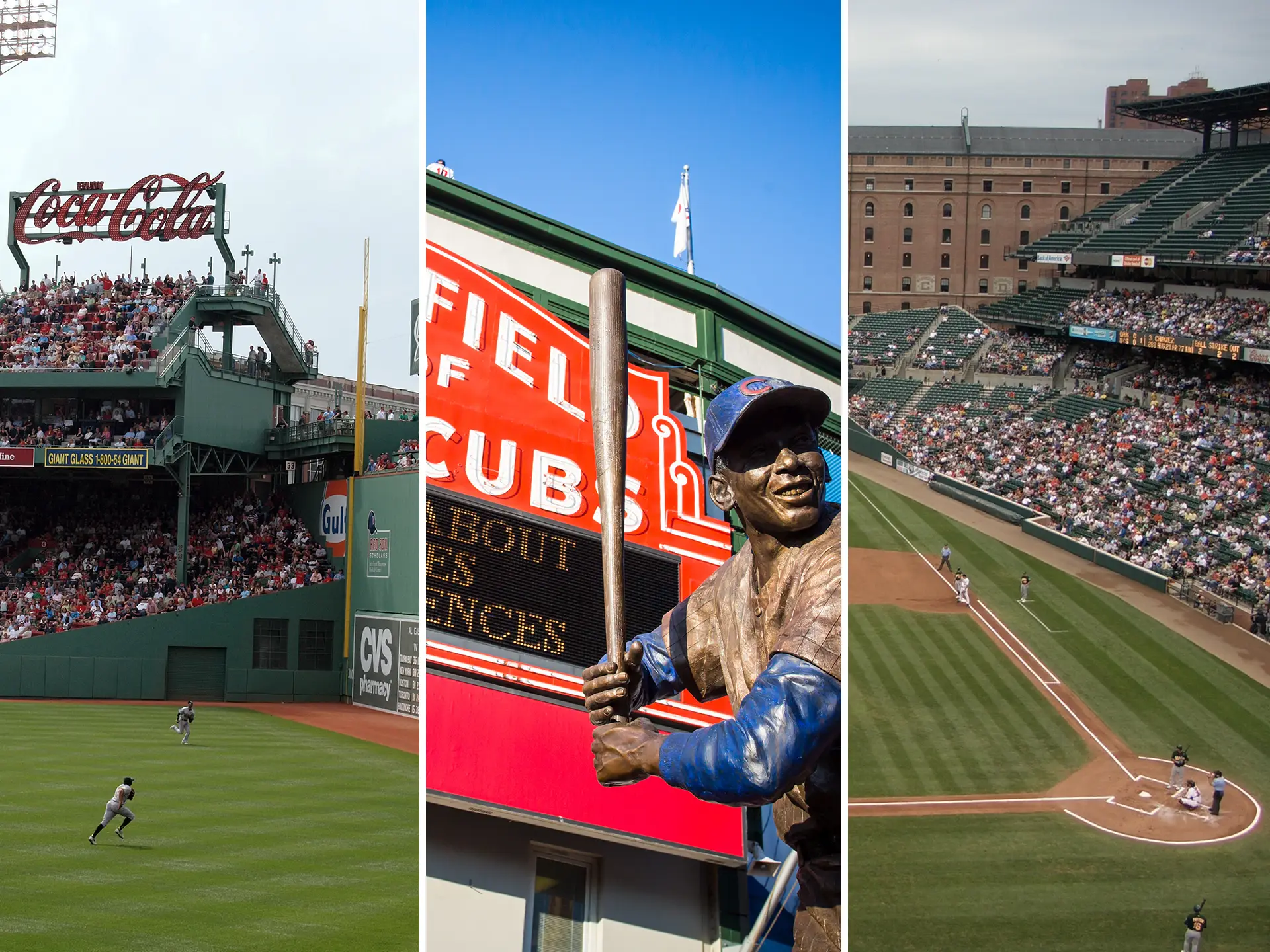 The Ballpark Tour – Camden Yards, Wrigley Field and Fenway park